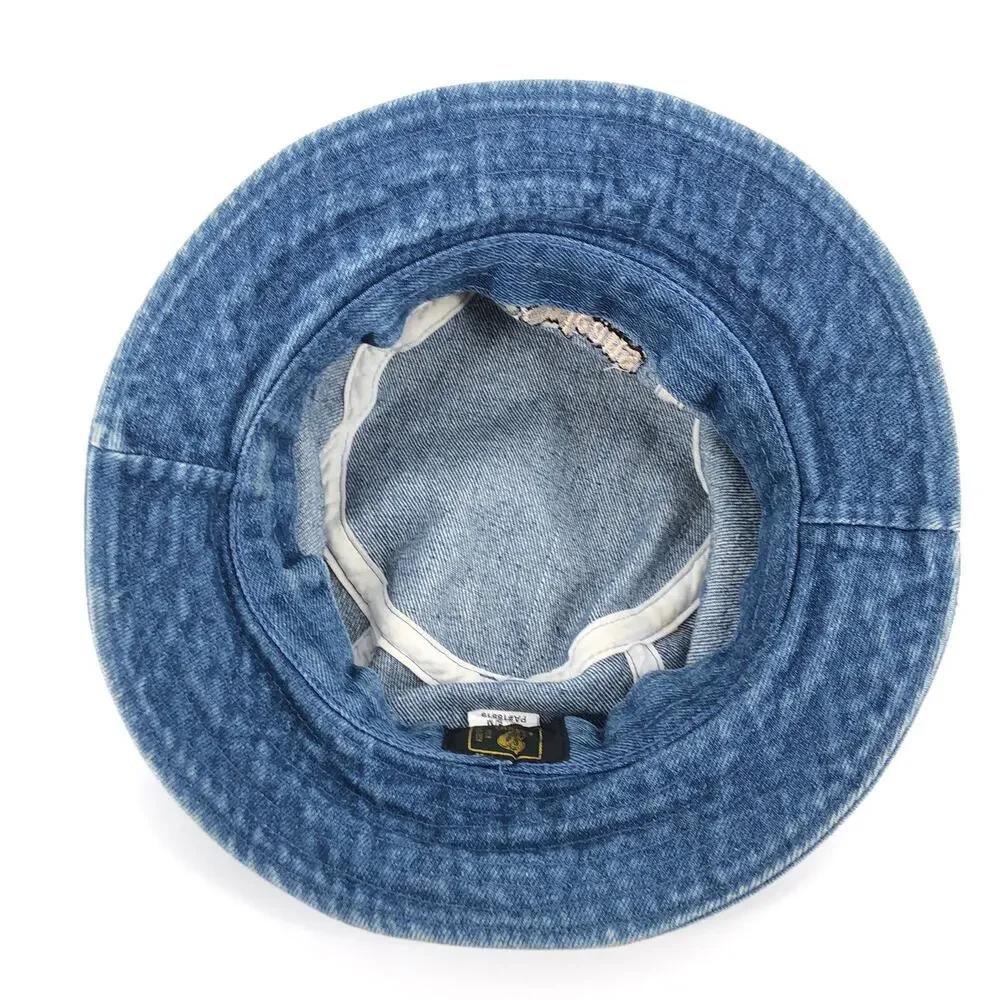 90s denim bucket hat New Orleans crawfish 1990s vintage